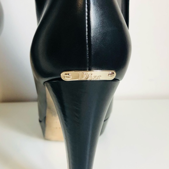 Dior Black Heeled Boots - Picture 4 of 9